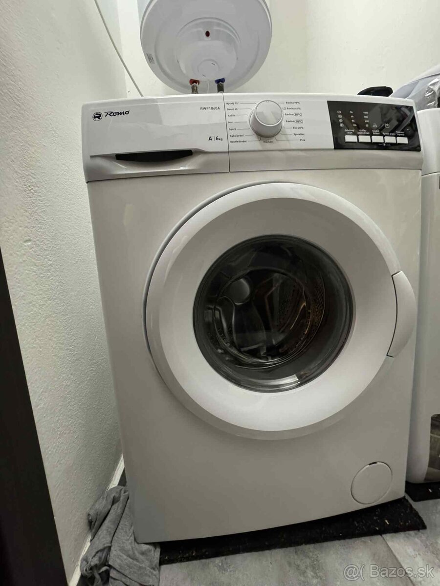 Predám výbornú práčku ROMO RWF1060A (6 kg) (slim)