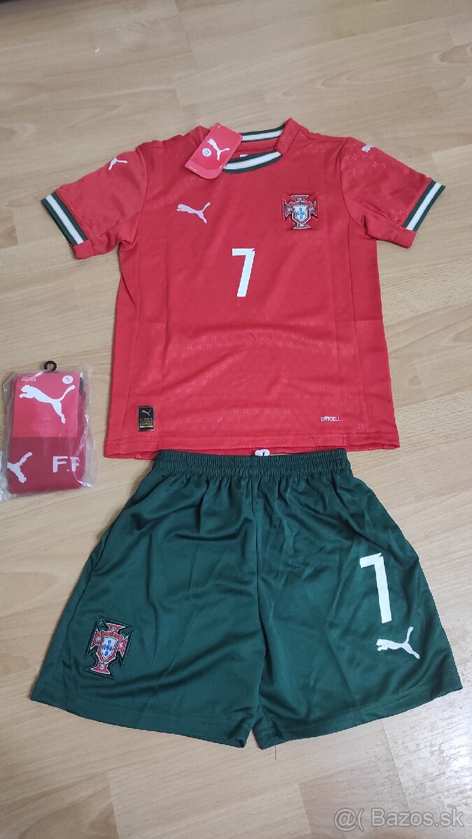 Nový detský dres Portugalsko - Ronaldo