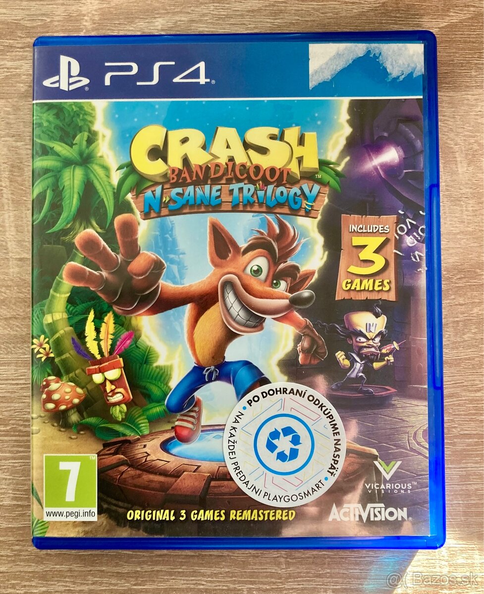 Crash Bandicoot N. Sane (nová, top stav)
