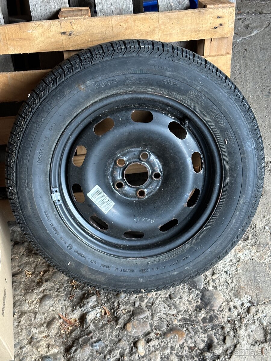 Rezervné koleso golf 4 Continental