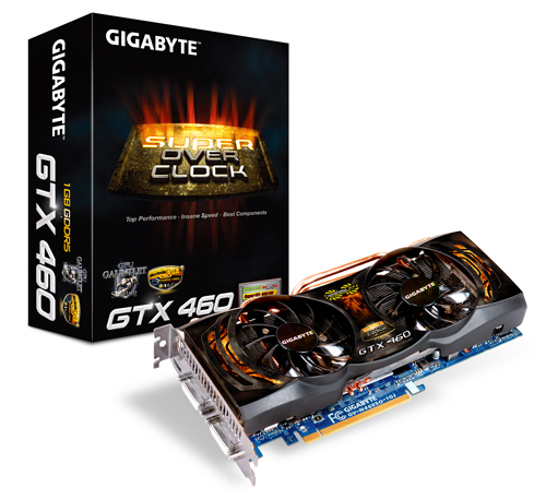 GIGABYTE GTX 460 Super OC 1GB WINFORCE
