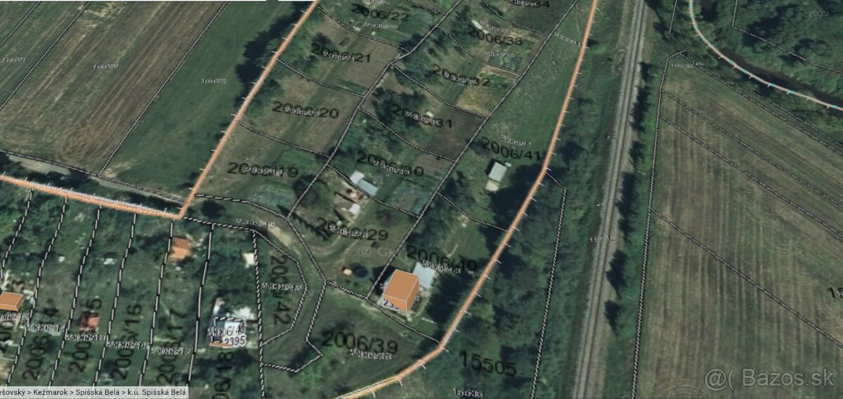 Zahradka 502 m2 - Spišská Belá