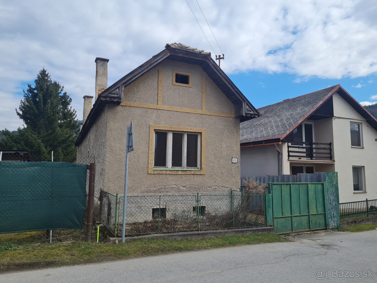 PREDAJ: dom v pôvodnom stave v kúpeľnej obci Brusno