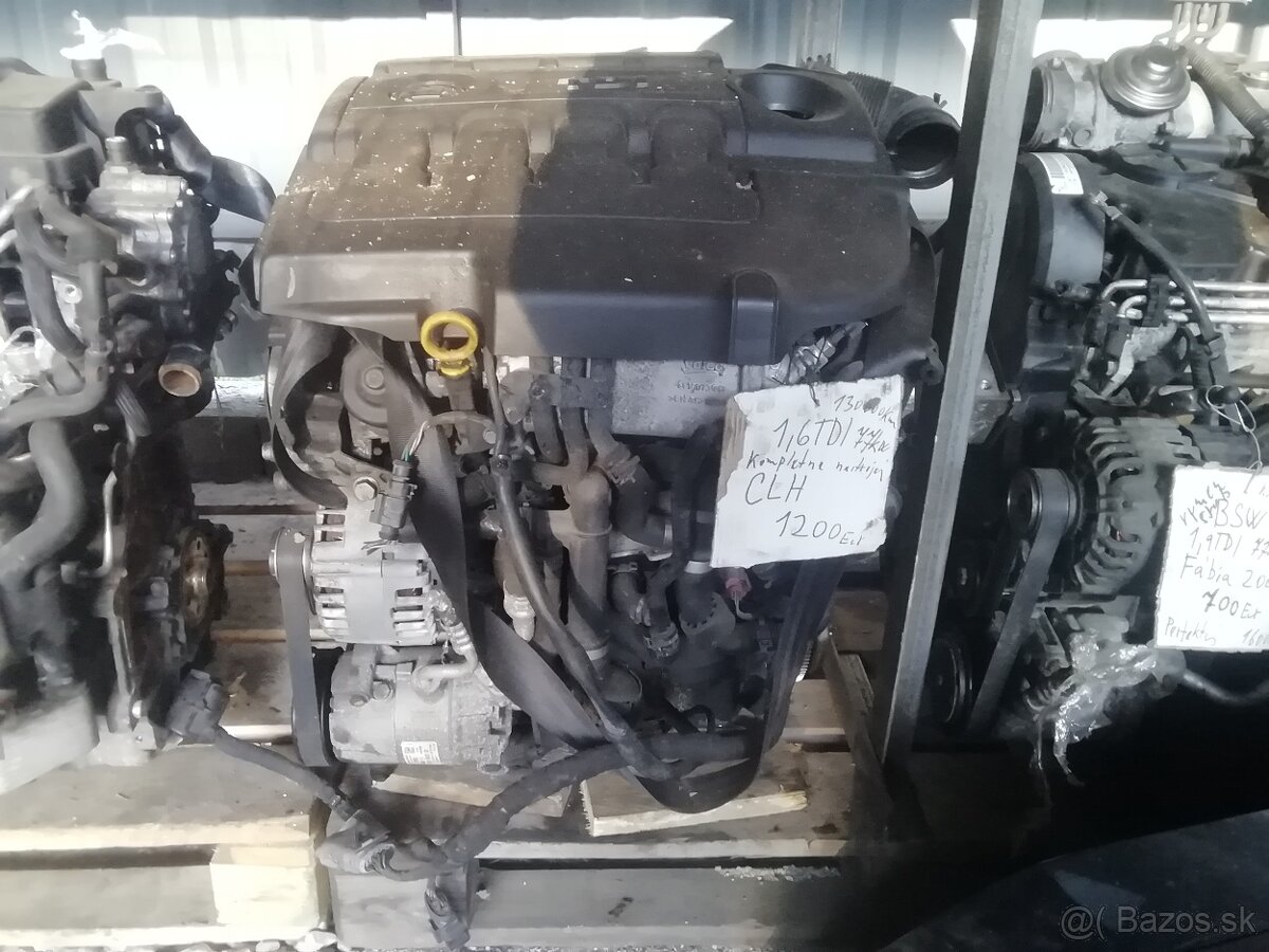 Motor 1,6 tdi 77 kW CLH comonreal