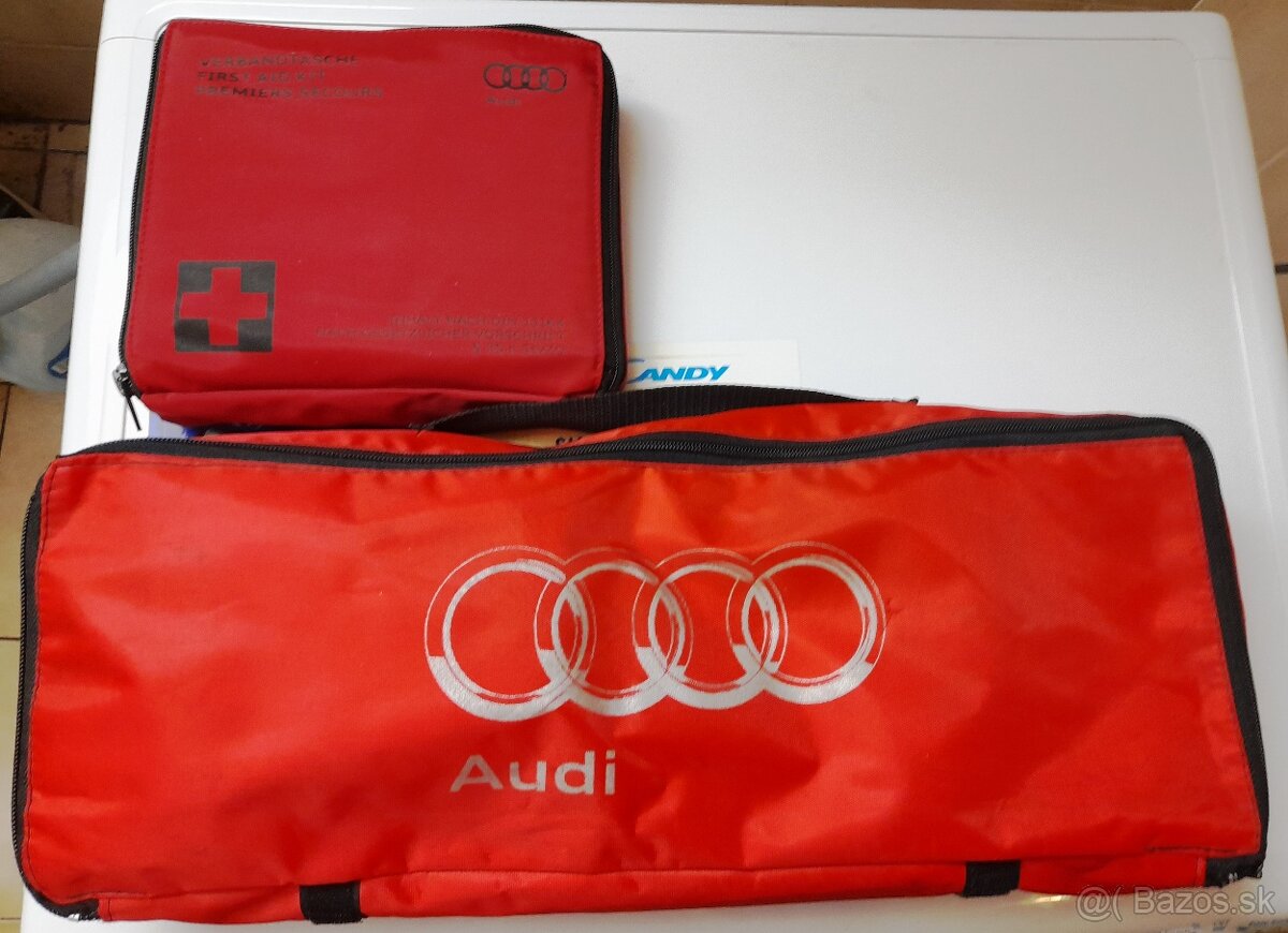 ✅Predám sadu povinnej výbavy AUDI so slovenskou aj originál