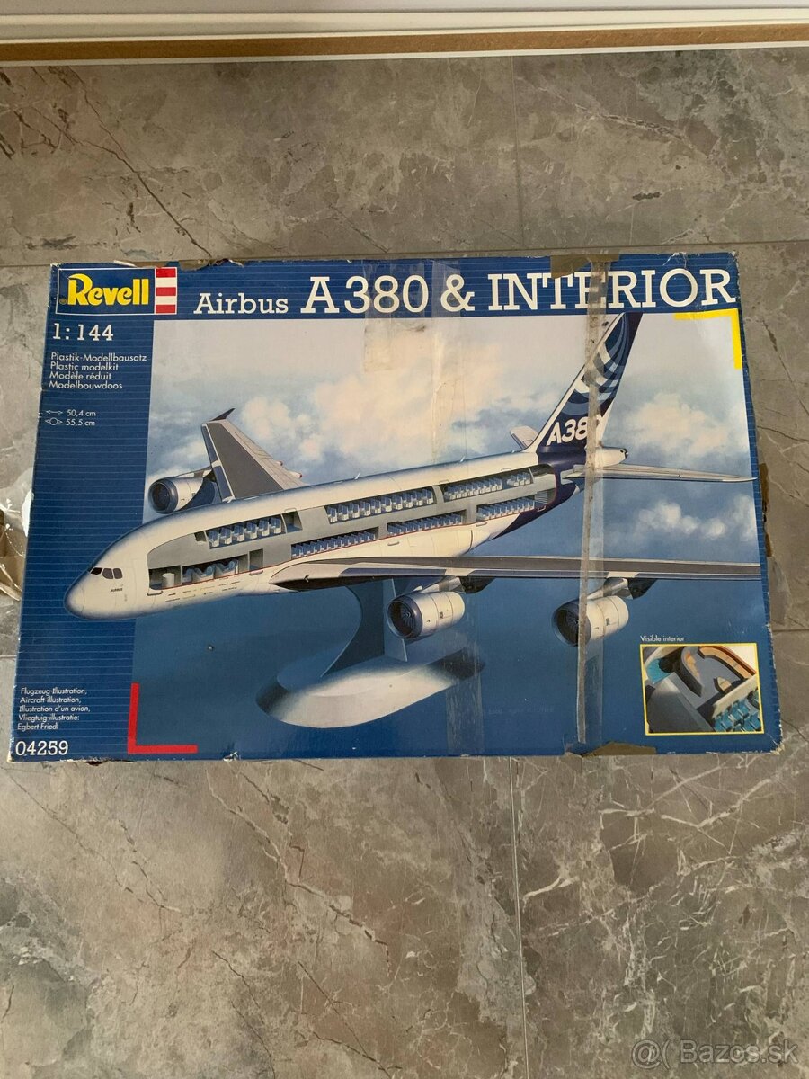 Airbus A380 revell 1:144 interior