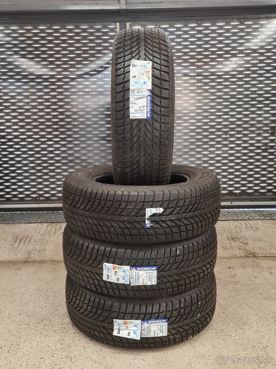 4x Nové Michelin Latitude Alpin 235/65 R17 104H zimné pneu