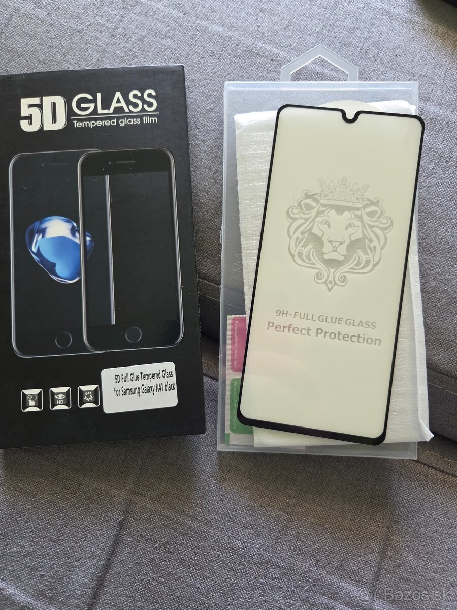 ochranné sklo 5d na Samsung A41 čierne