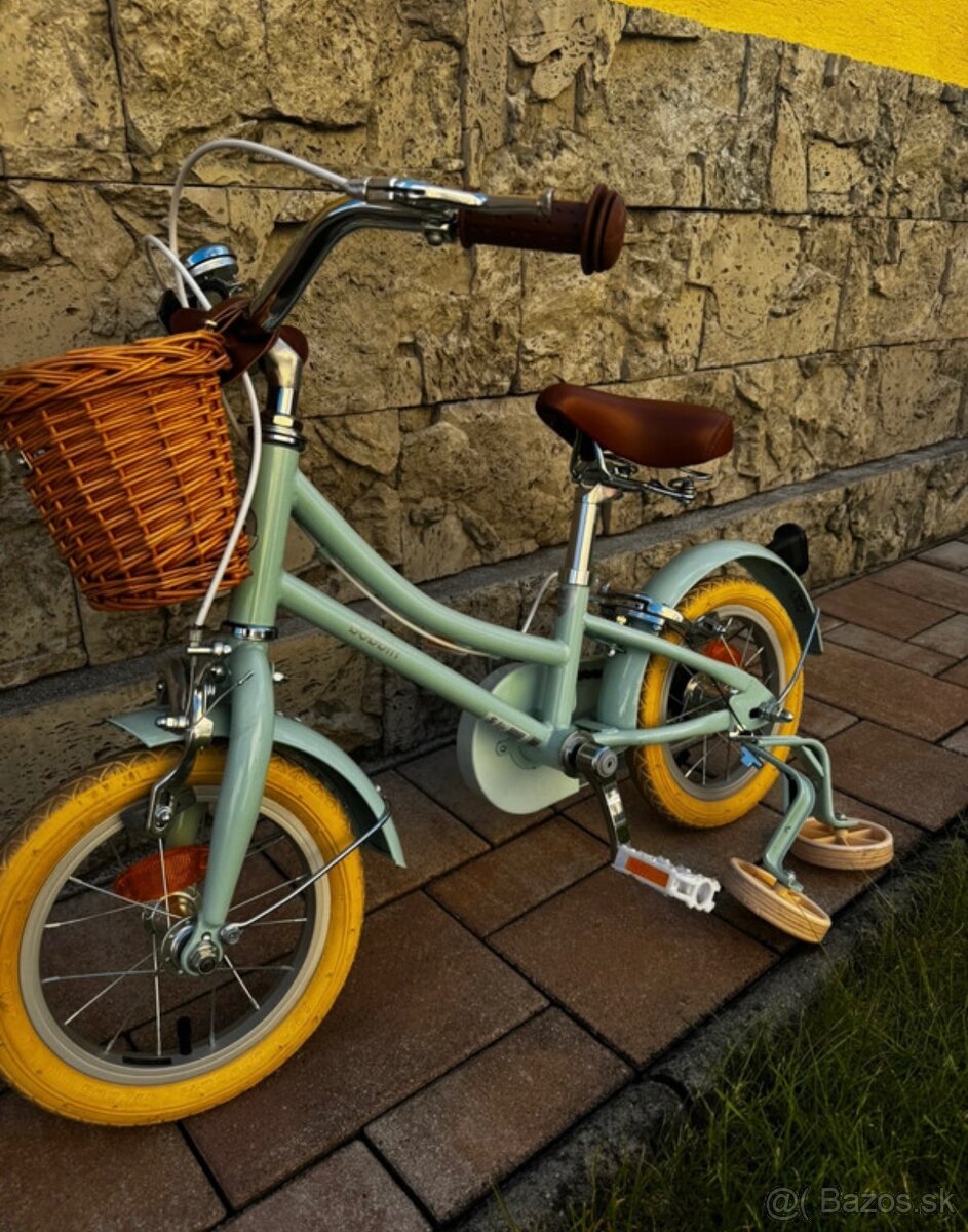 BOBBIN Detsky dievcensky bicykel 12”, 2-4 roky