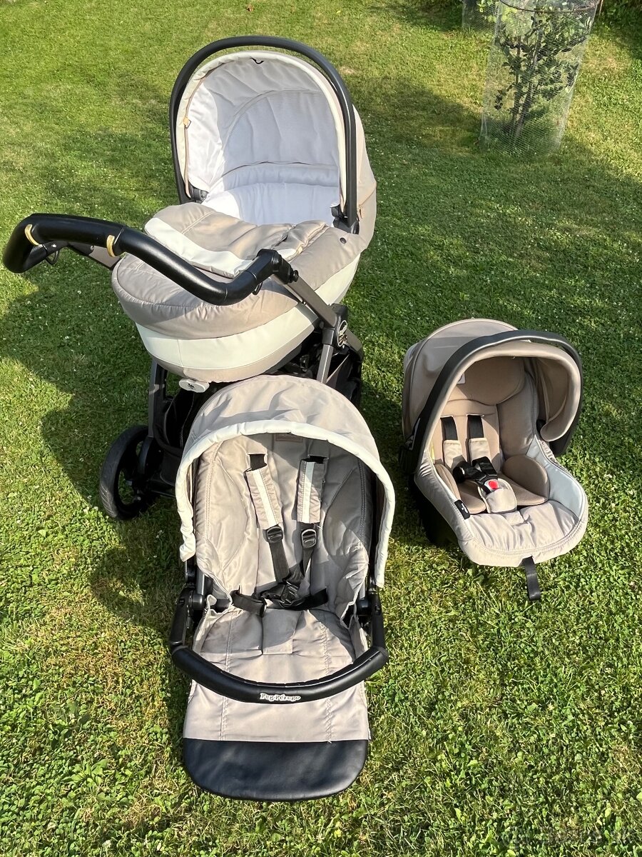 Predám 3 kombináciu kočík značky peg perego