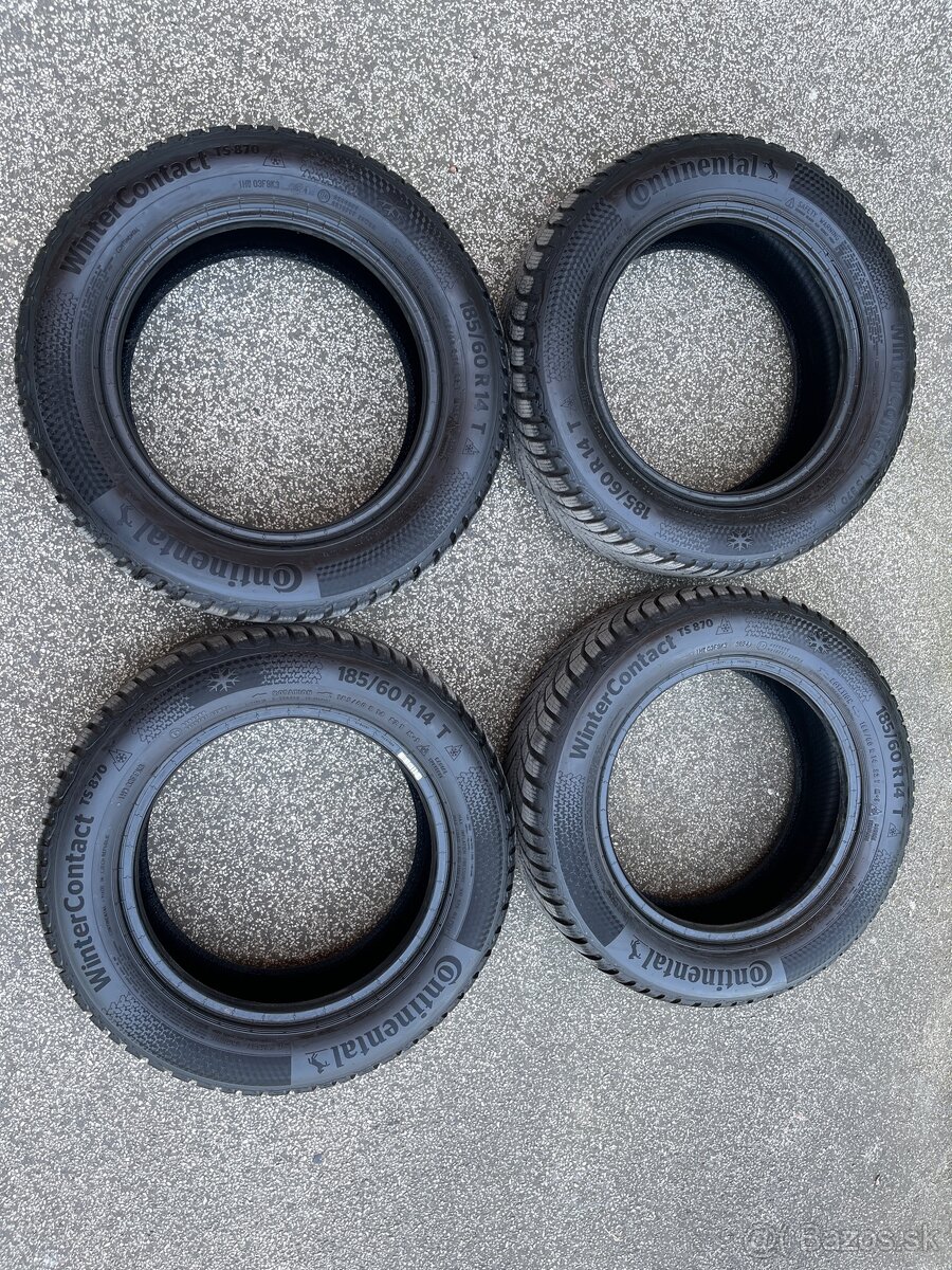 Pneumatiky Continental WinterContact TS 870 185/60 R14