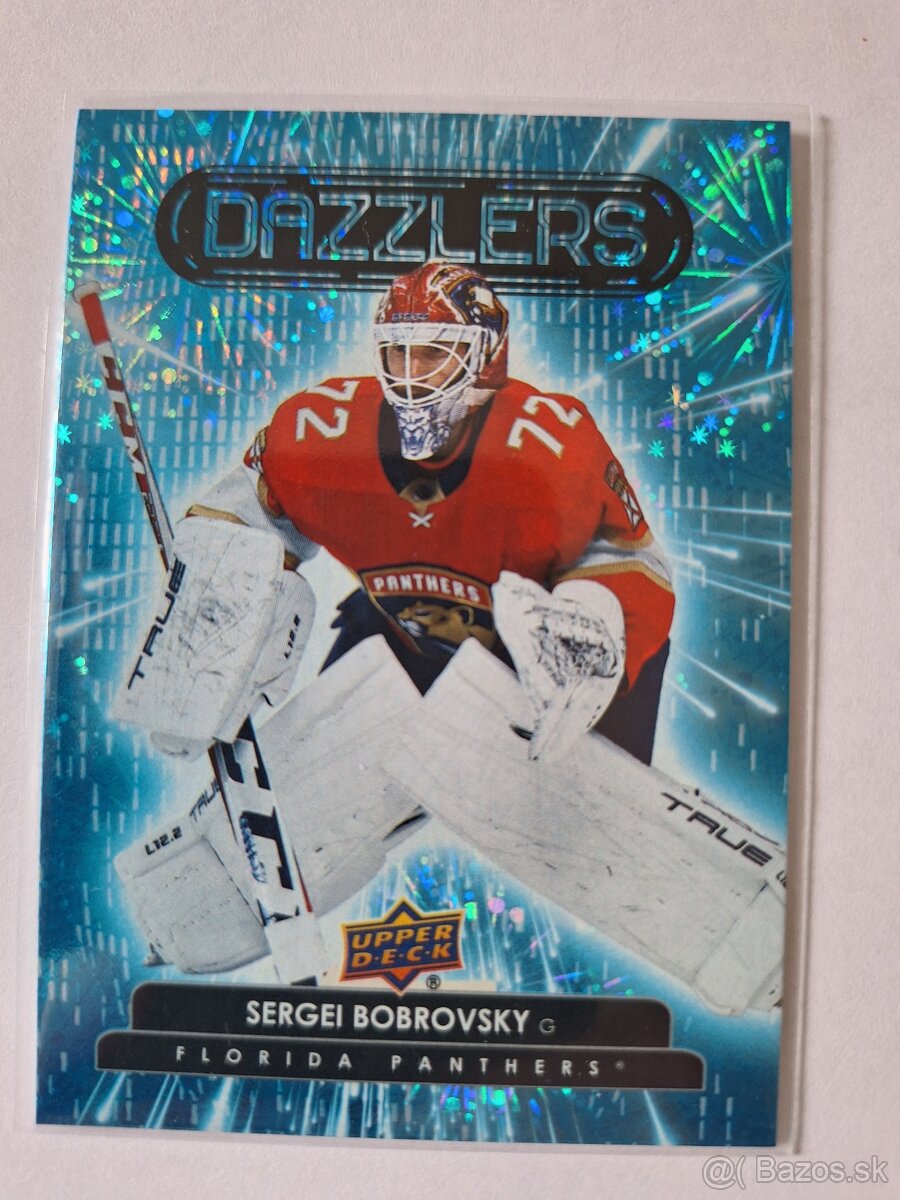 Hokejové kartičky Sergei Bobrovsky dazzlers