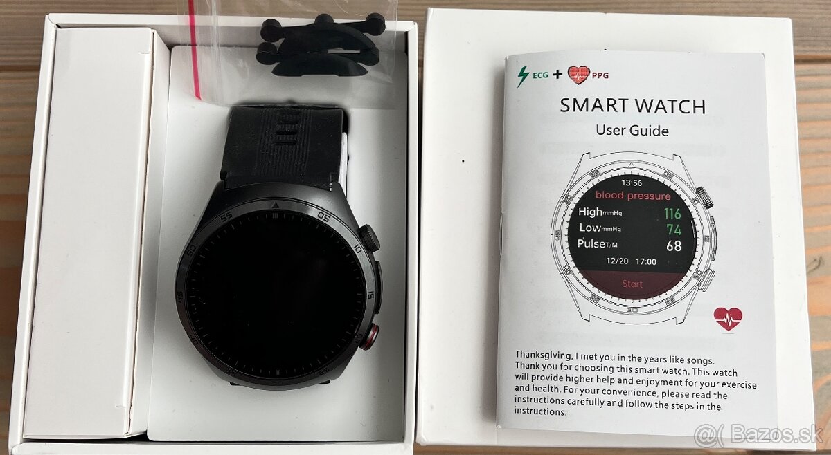 Inteligentné hodinky, ktoré merajú TLAK KRVI aj EKG