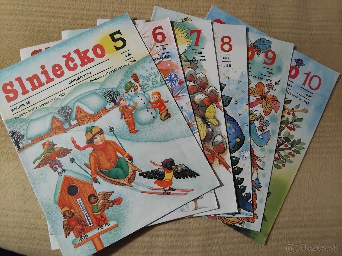 Časopisy Slniečko 1994