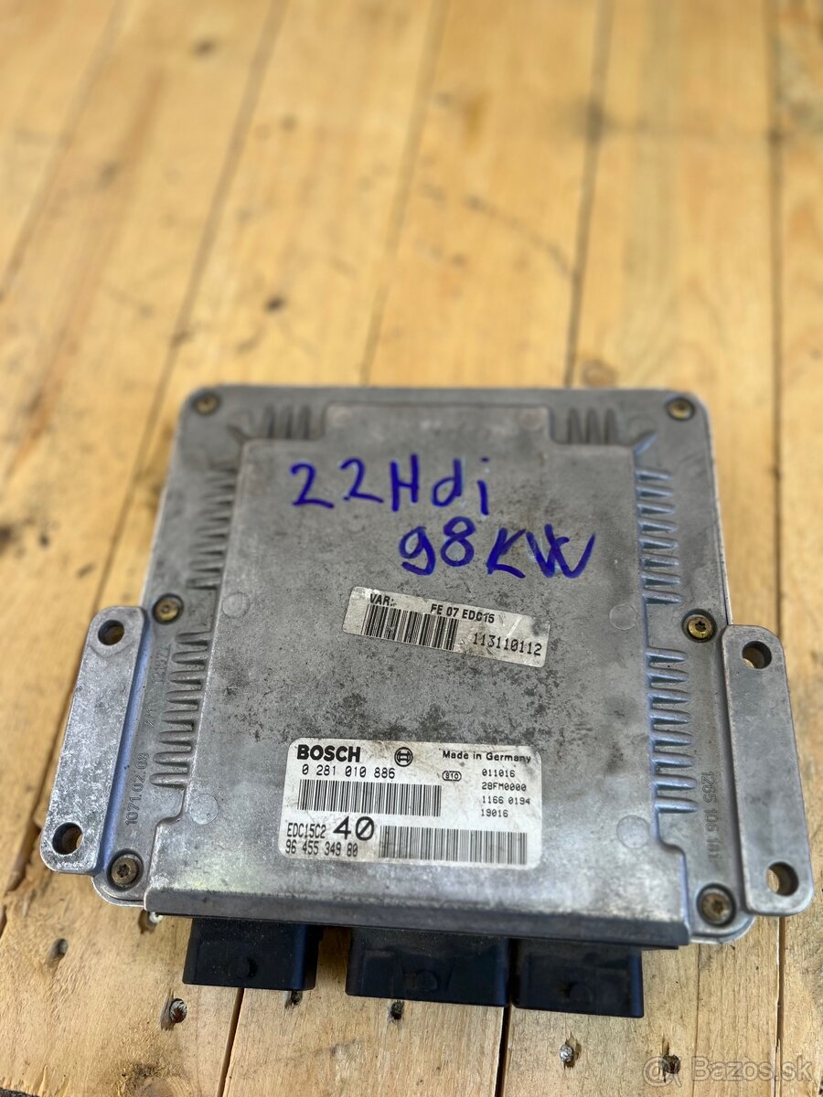 Peugeot Citroën riadiaca jednotka motora