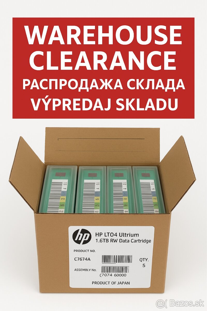 HP LTO4 Ultrium dátové kazety