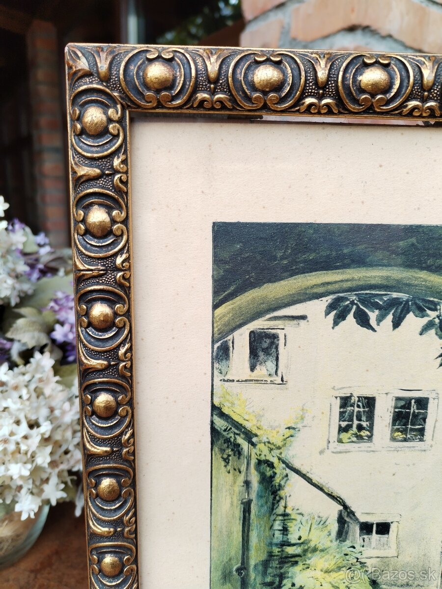 Starý obrázok, rám