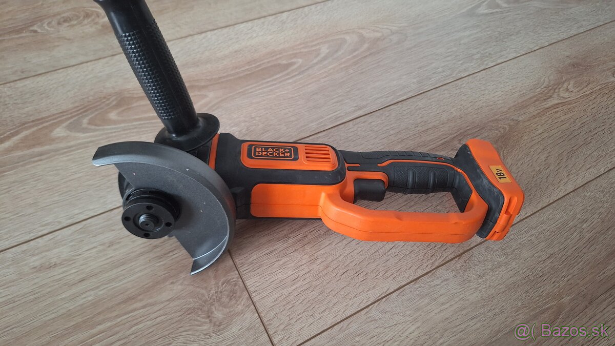 Black+Decker Akumulátorová uhlová brúska BCG720N, 18 V, 125