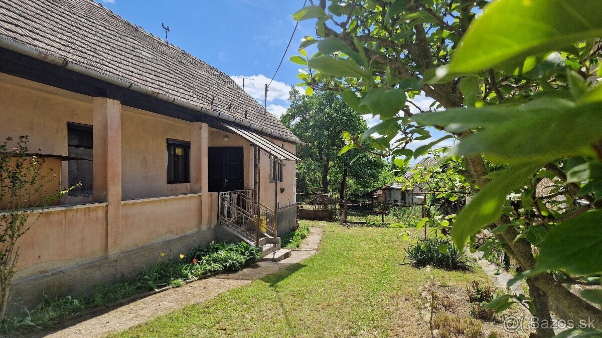 POLTÁR - VÍKENDOVÝ DOMČEK - SP- 1193 m2