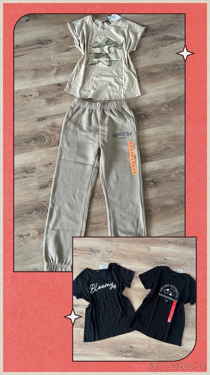 Tepláky a tričko a tričká