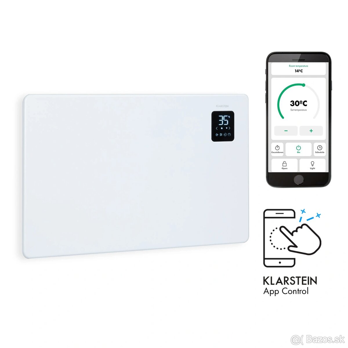 Elektrický ohrievač Klarstein Bansin Smart 1500W