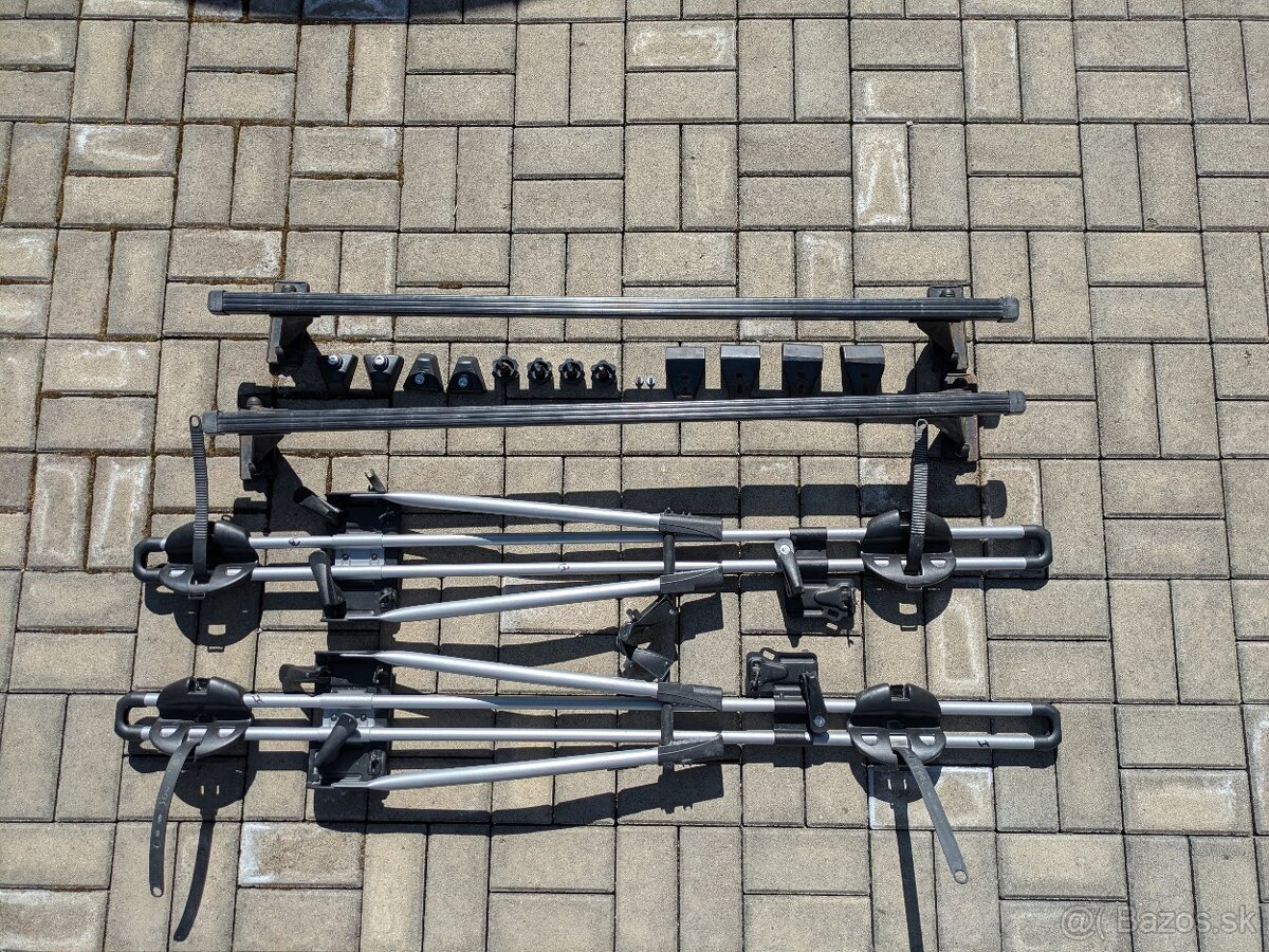 Nosiče bicyklov Thule + strešný nosič Neumann (golf 5)