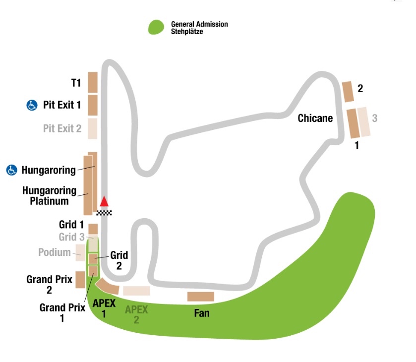 Formula 1, Maďarsko - 2 lístky