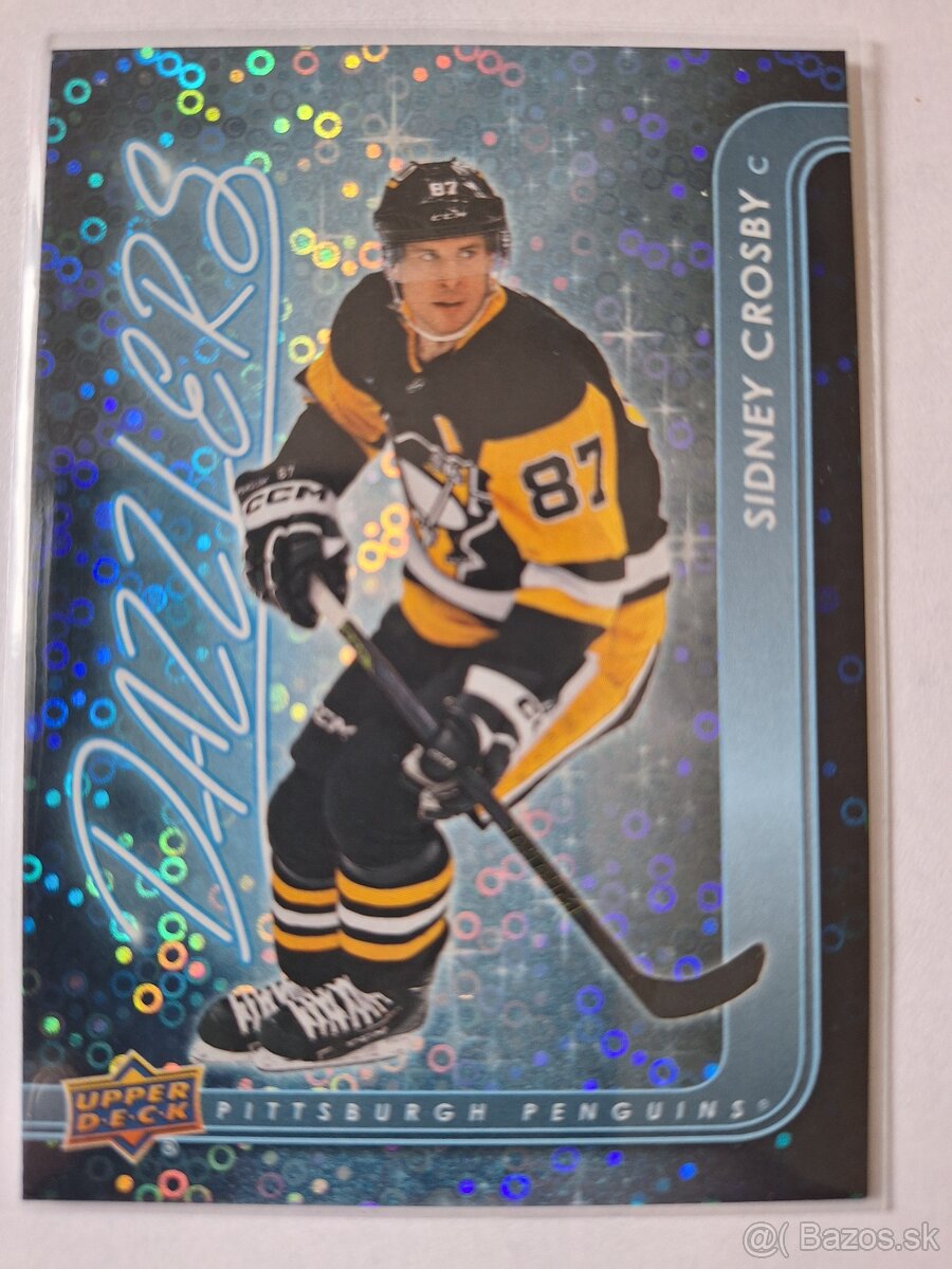 Hokejové kartičky Sidney Crosby blue dazzlers