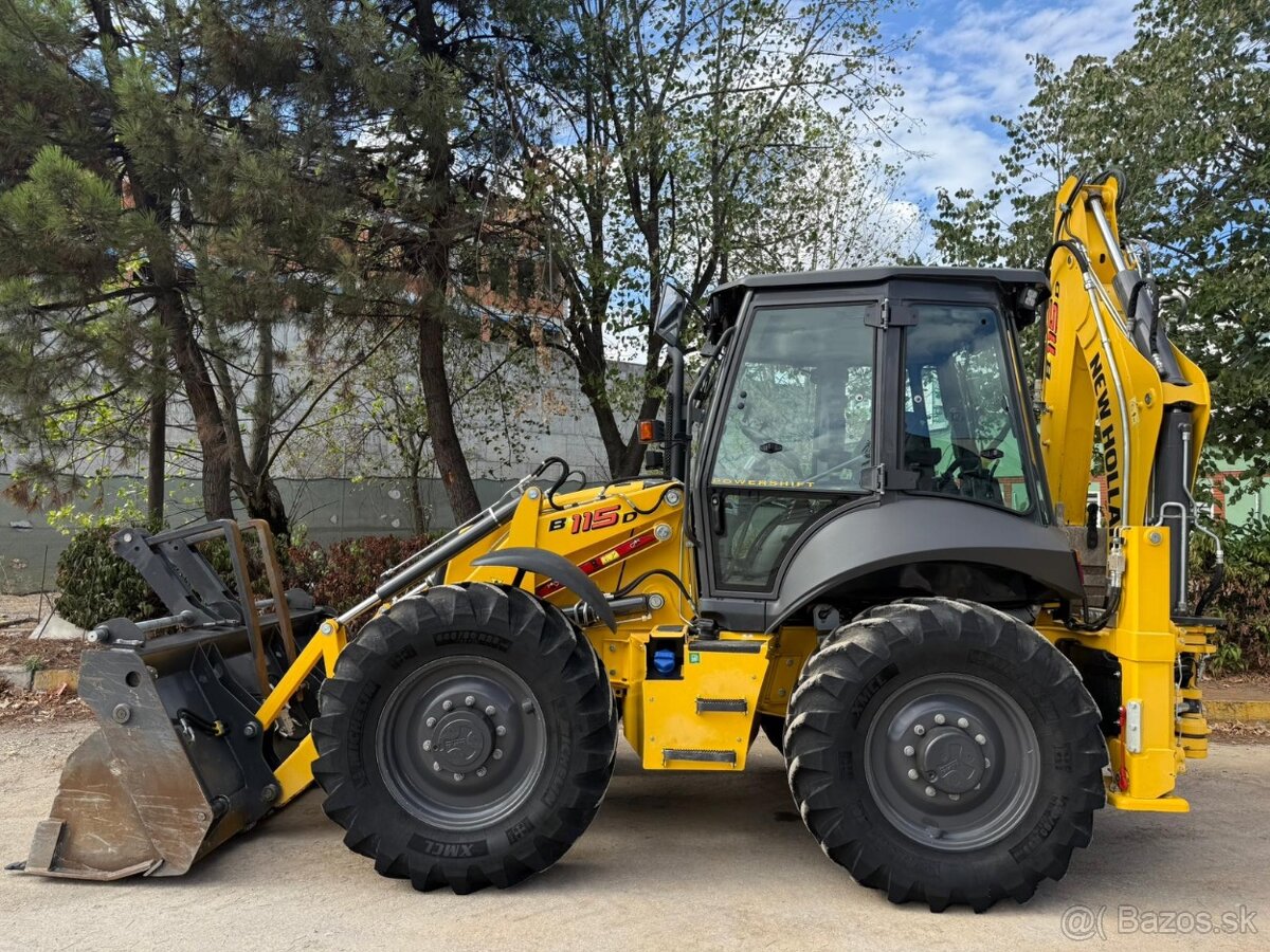 New holland B115 / 2024 , 440 hodin traktor bager