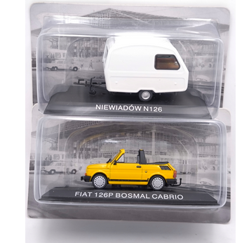 Fiat 126p Bosmal Cabrio s Niewiadow 1:43