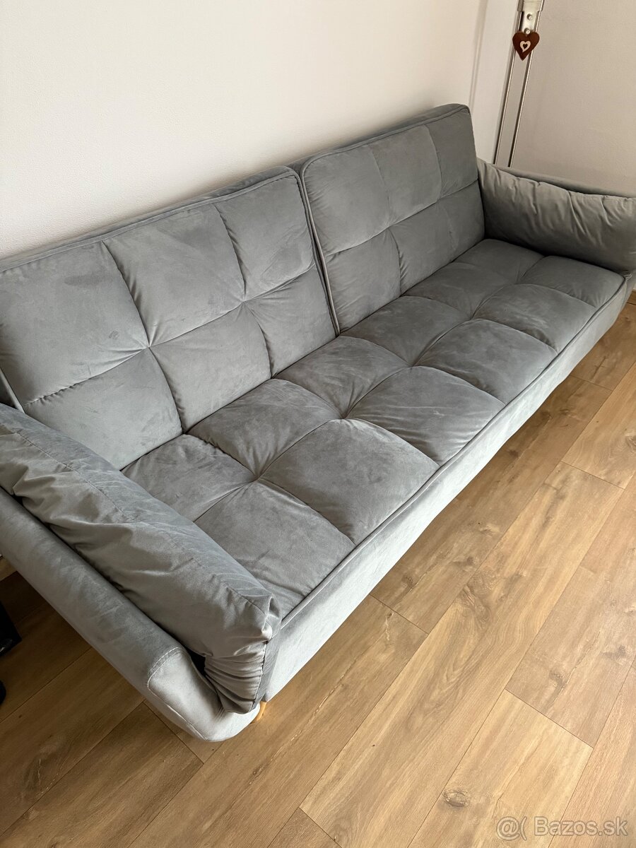 Rozkladacia pohovka sivá Kapreva