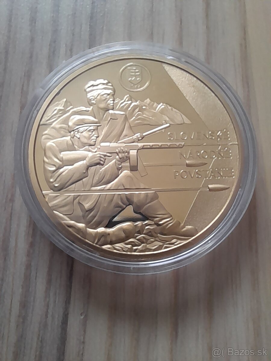 Medaila pozlátená Slovenské národné povstanie