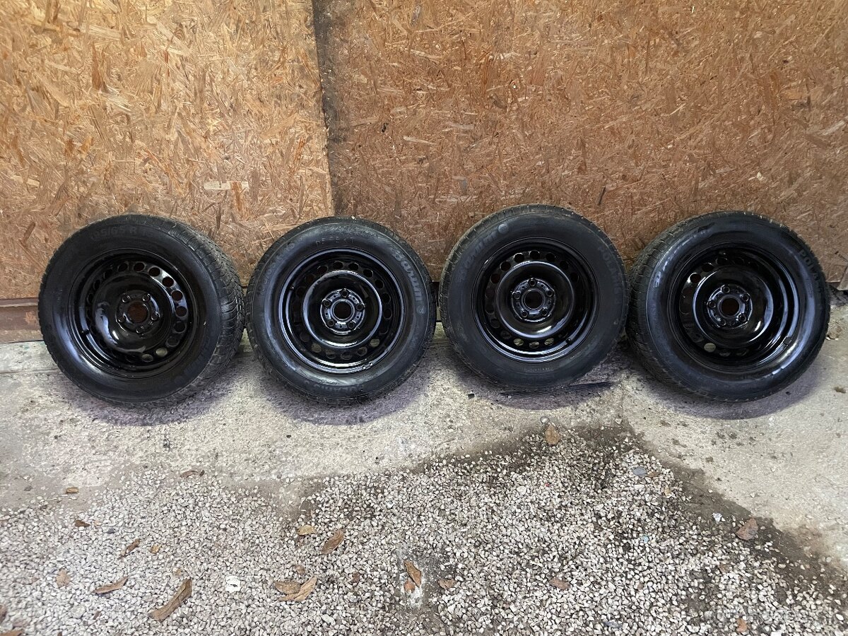zimna sada 5x112 R15 plechace