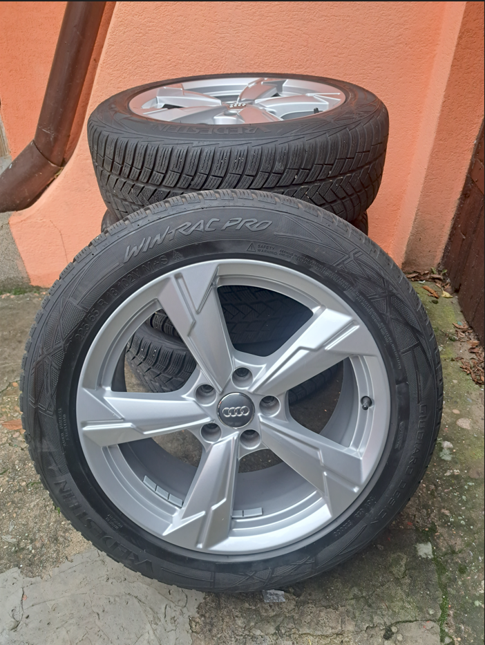 Originalne disky Audi + pneu 5x112 R18 225/55