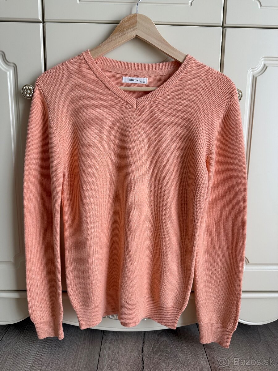 Lososový sveter Reserved – veľkosť 152 cm