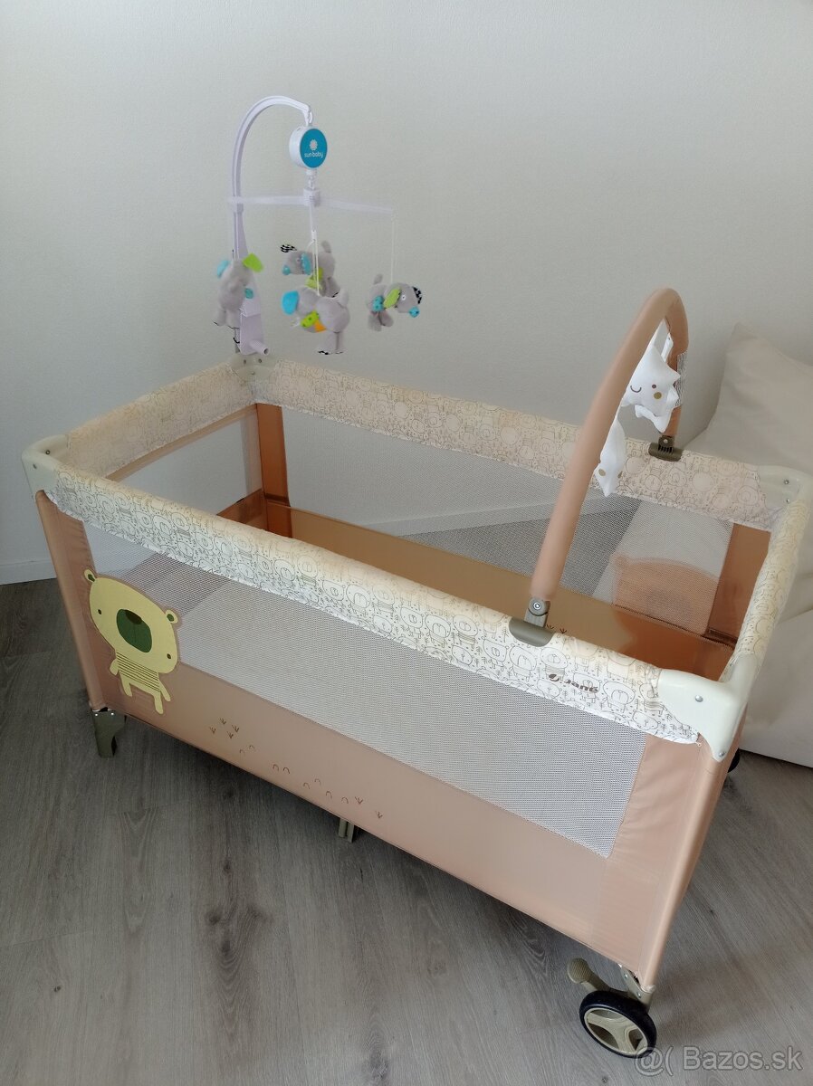 Postieľka cestovná Jane od 0 do 3 rokov