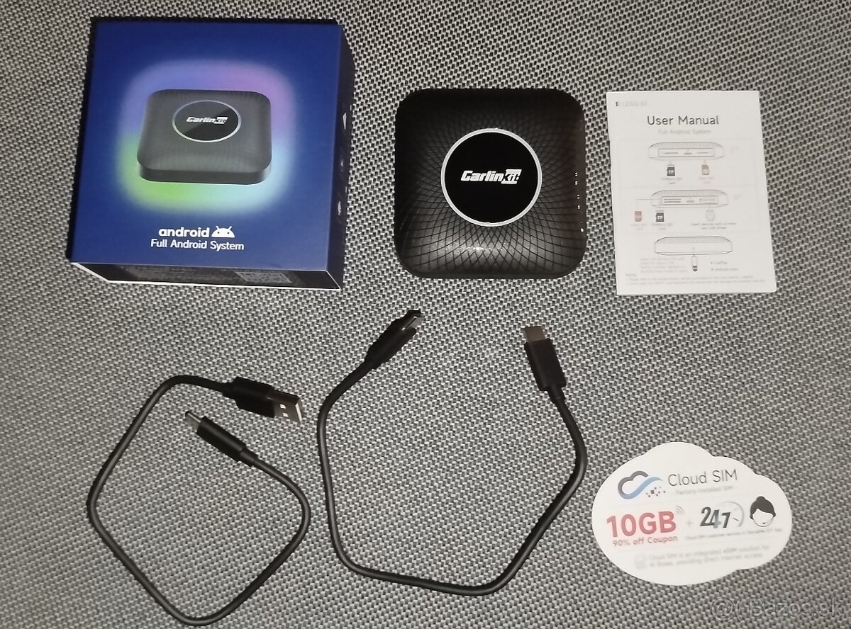 Carlinkit Android a CarPlay Ai Box s LED