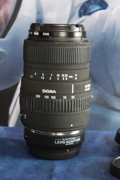 Sigma 55-200mm bajonet Olympus.