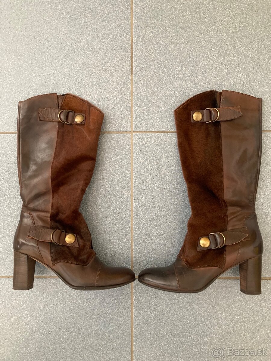 Čižmy - konská srsť, vel.38