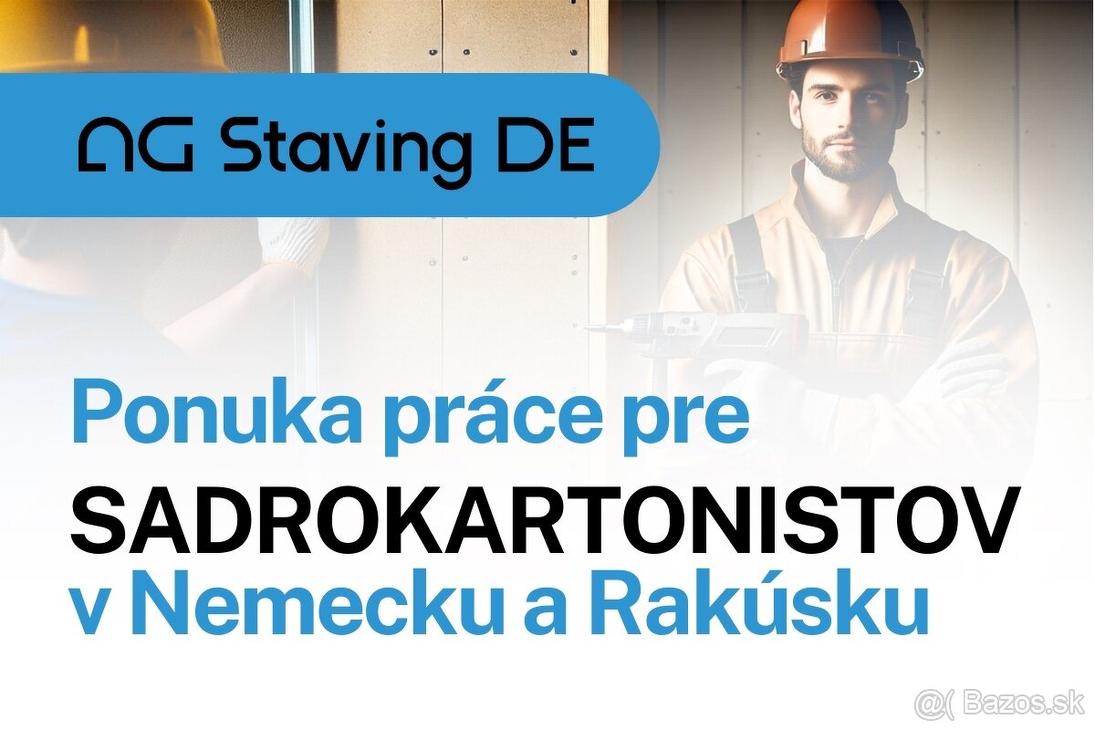 Sadrokartonista dlhodobé projekty Nemecko a Rakúsko