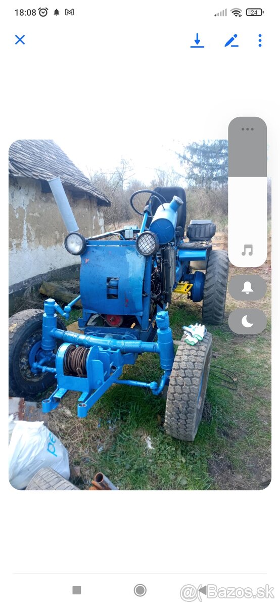 Traktor domacej vyroby
