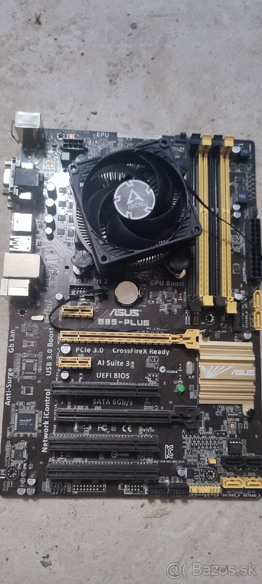 Základná doska ASUS B85-PLUS (LGA 1150) + chladič Arctic