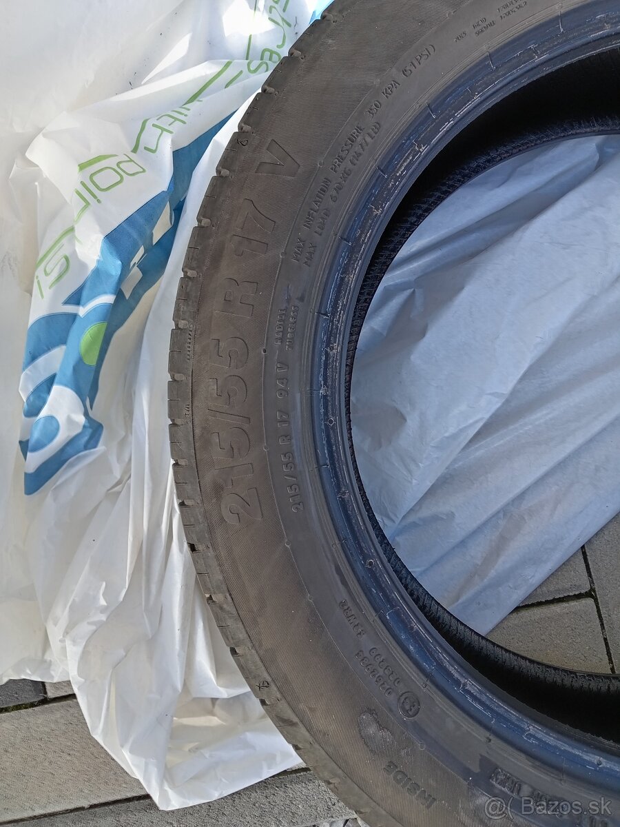 Letné pneu 4ks spolu 50 eur