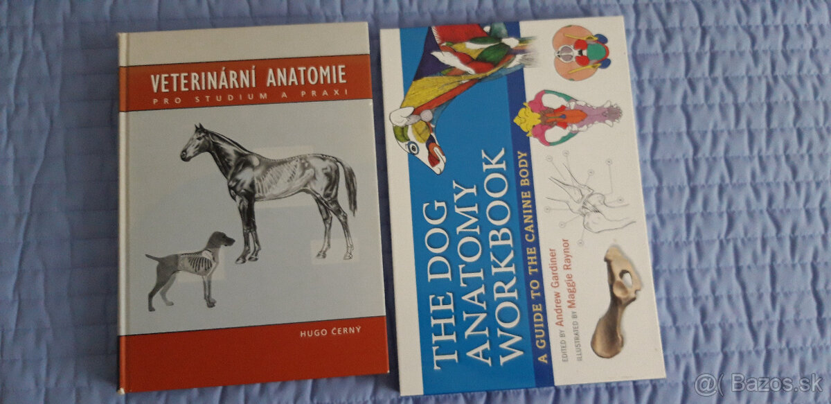 Veterinární anatomie, knihy o psoch