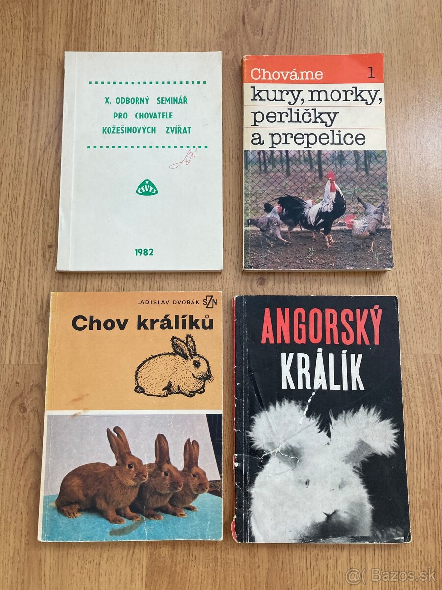 knihy kraliky a hydina