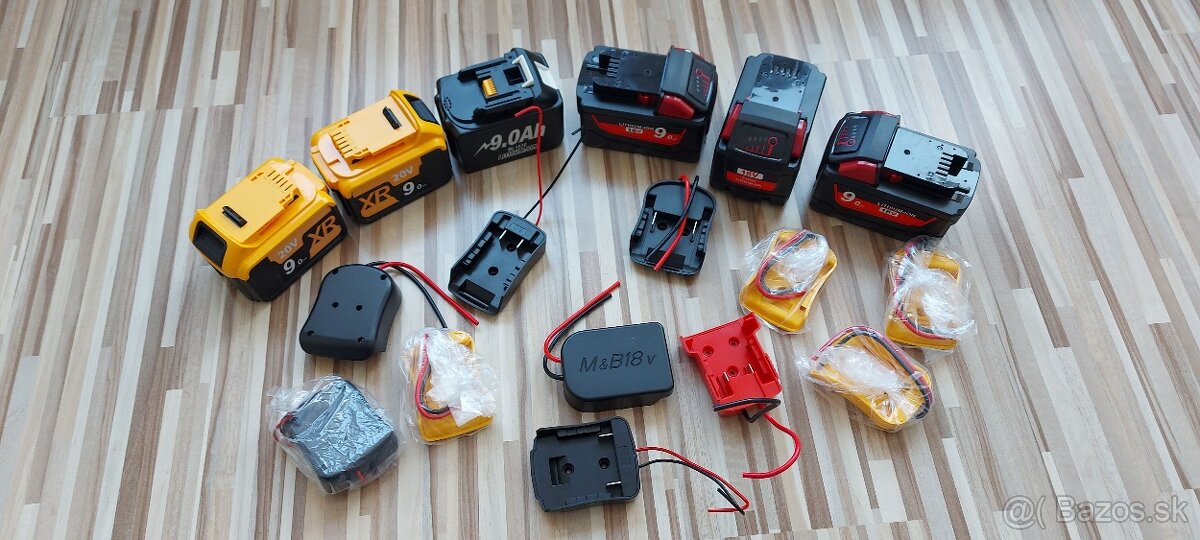 Aku Redukcia-Makita/Milwaukee/Dewalt/Black&Decker 18V.