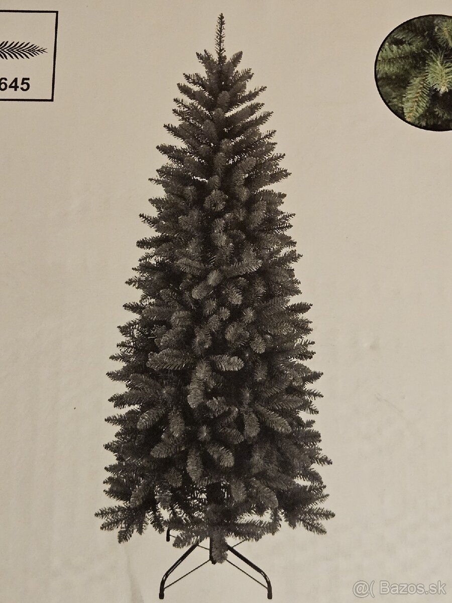 Predám umelý vianočný stromček, ako nový 180 cm, šírka 75 cm