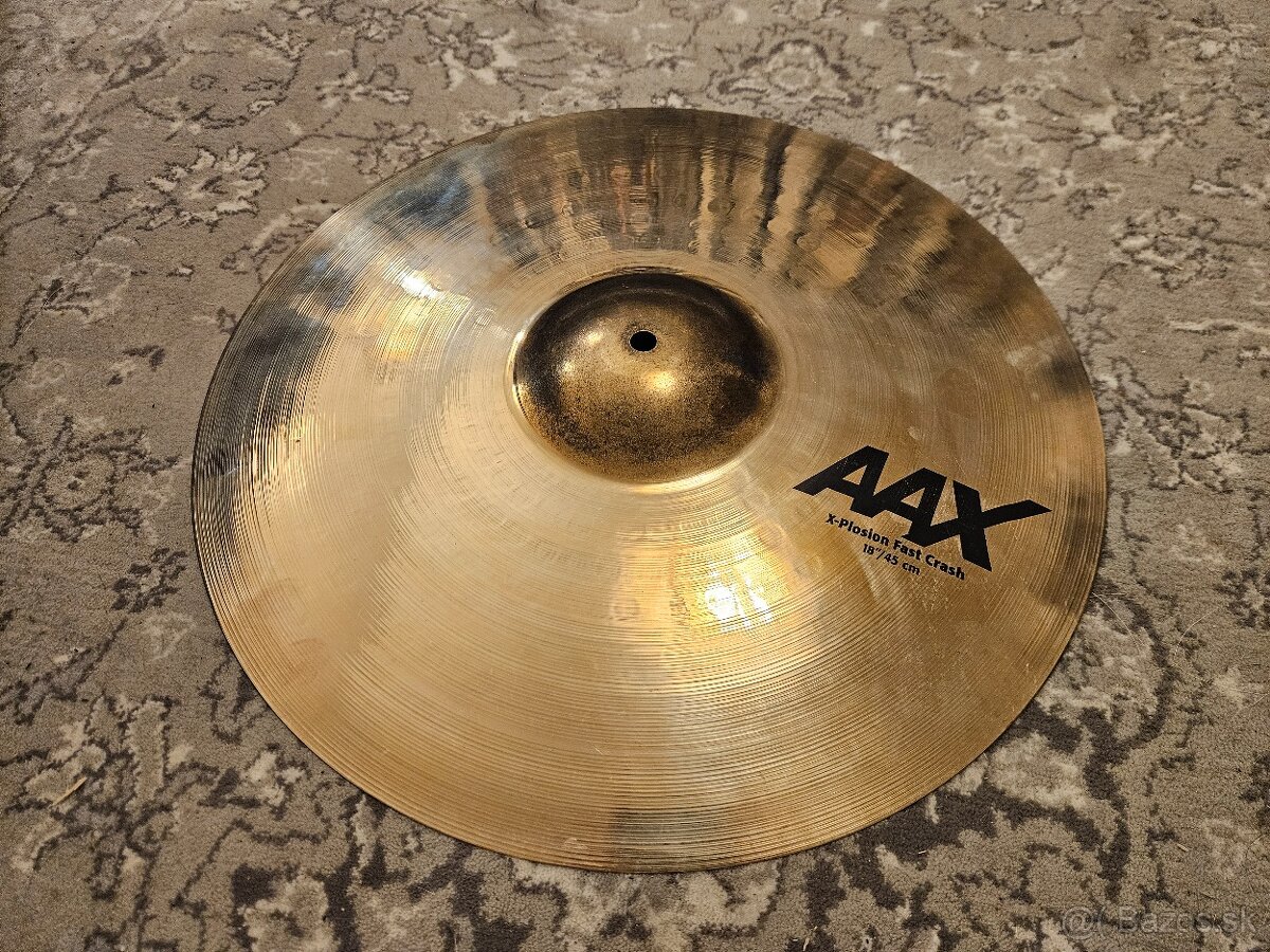 Predám Sabian AAX 18" X-plosion fast crash