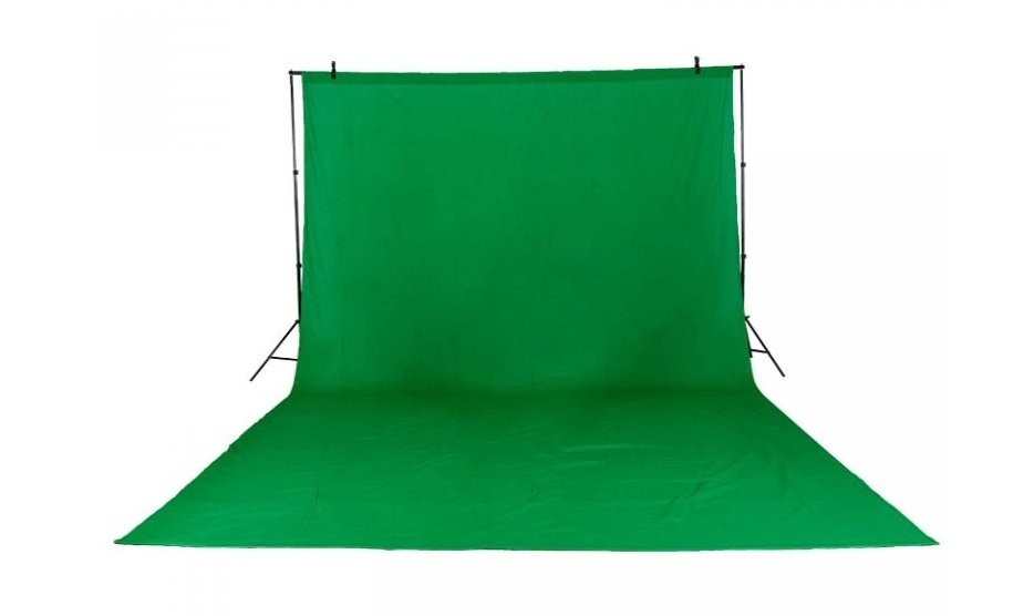 zelené plátno 3m x 3 metre