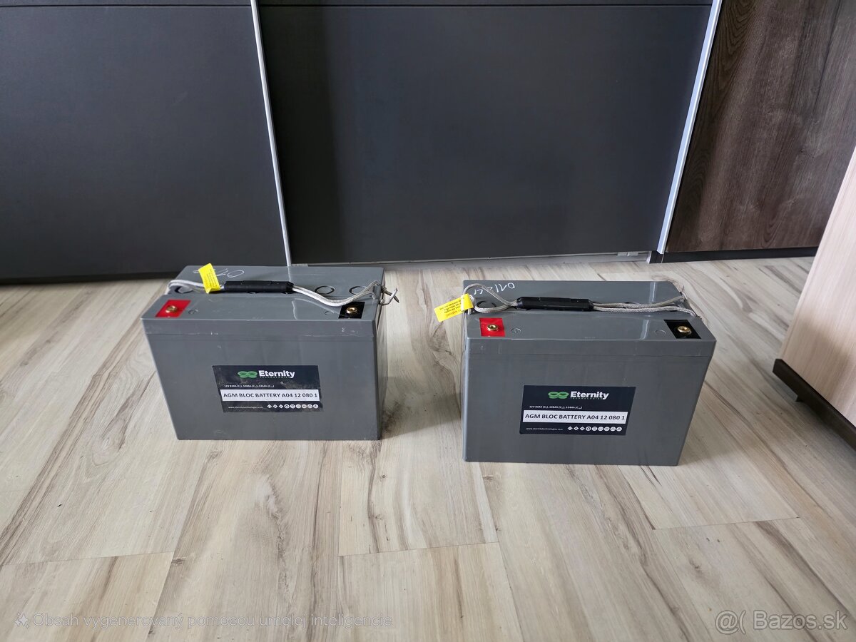 Predám trakčné batérie 12w 108ah až 125ah